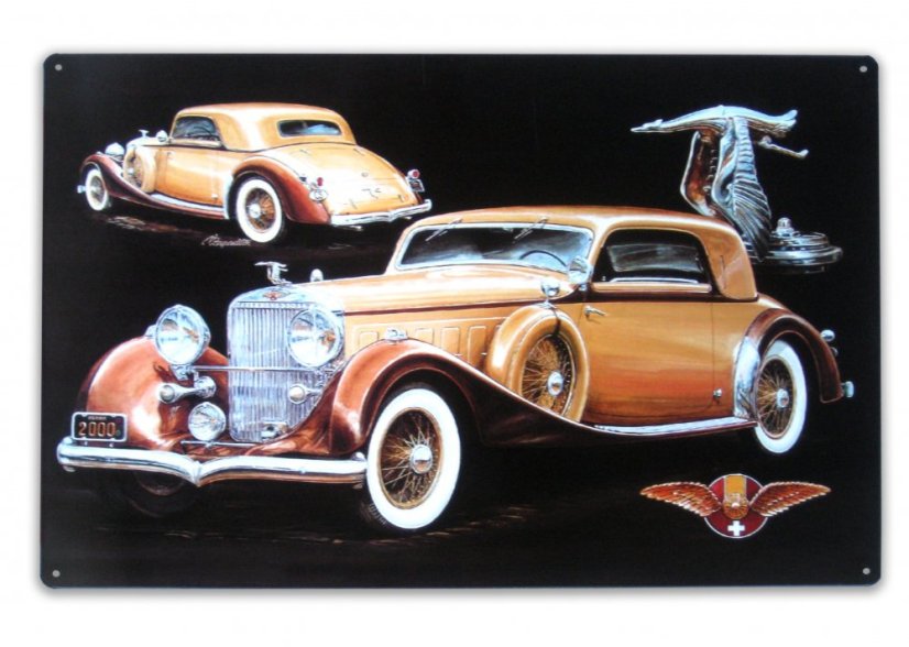 Plechová cedule Zapadlík - Hispano Suiza 400x280 mm