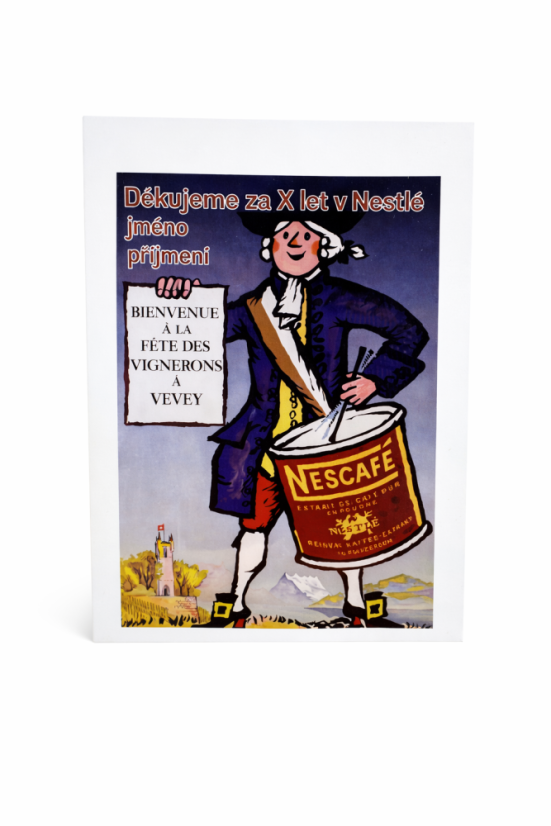 Plechová cedule "Nescafé"