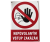 Smaltovaná cedule Nepovolaným vstup zakázán - 210x297 mm