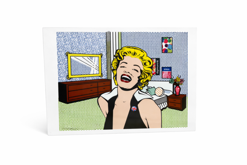 Plechová cedule "Marilyn Monroe"