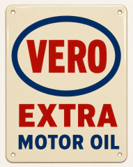 Retro cedule VERO Extra Motor Oil