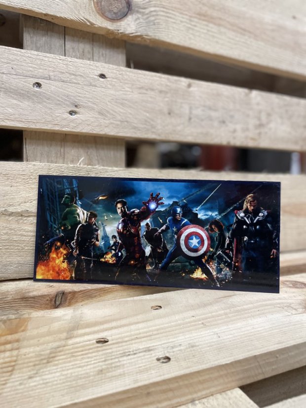 Plechová cedule "Avengers"