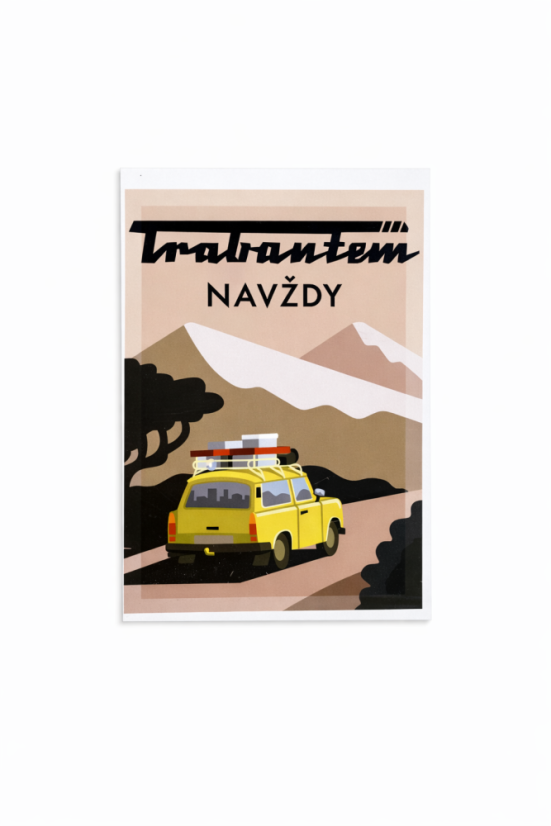 Plechová cedule "Trabant"