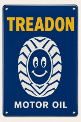 Retro cedule TREADON Motor Oil