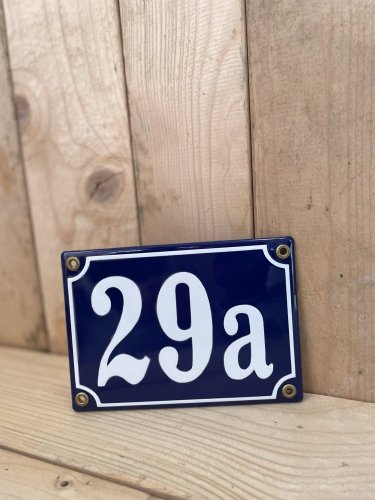 Smaltovaná cedule "29a"