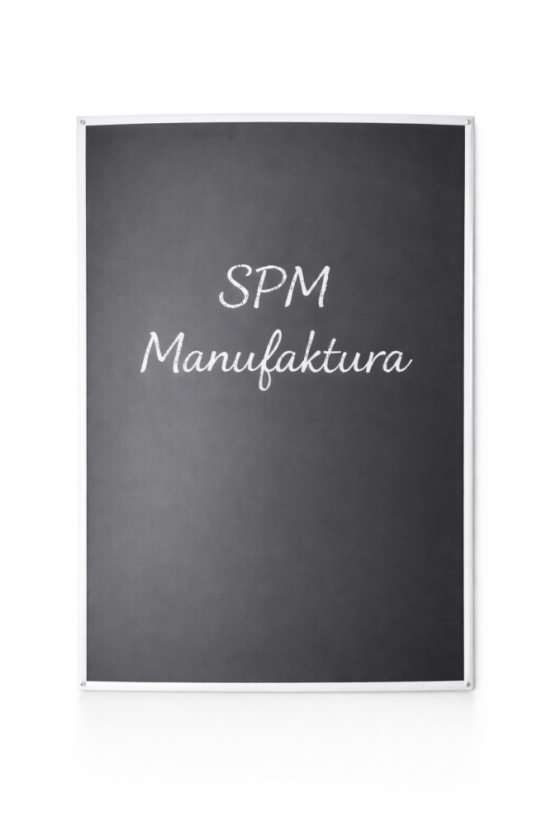Smaltovaná magnetická křídová tabule - Rozměr: 60x80 cm, Barva podkladu: bílá