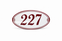 Smaltovaná cedule "227"