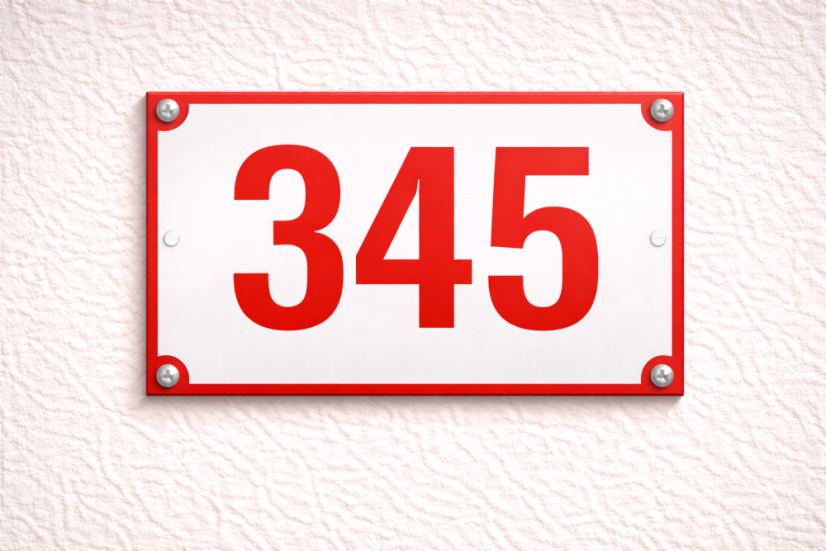 Domovní číslo_různé varianty - Rozměr: 100x150mm