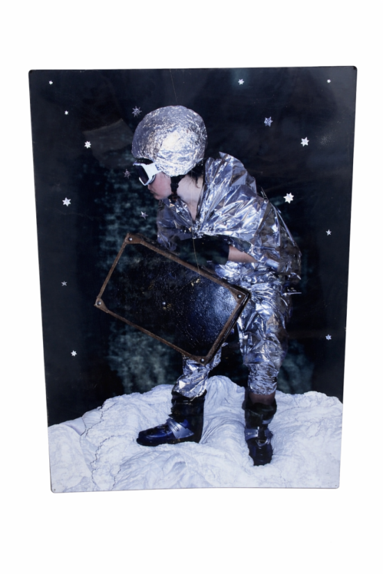Plechová cedule "Astronaut"