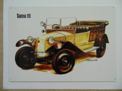 Plechová cedule Zapadlík - Tatra 400x280 mm