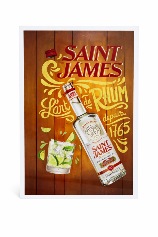 Plechová cedule "Saint James"