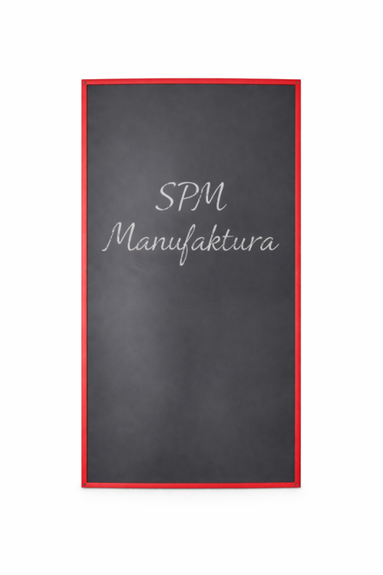 Smaltovaná magnetická křídová tabule - Rozměr: 60x80 cm, Barva podkladu: bílá