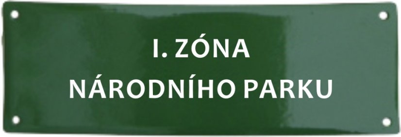 "I.ZONE OF THE NATIONAL PARK" 300x105 mm