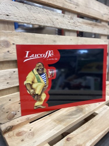 Plechová cedule "Lucaffe"