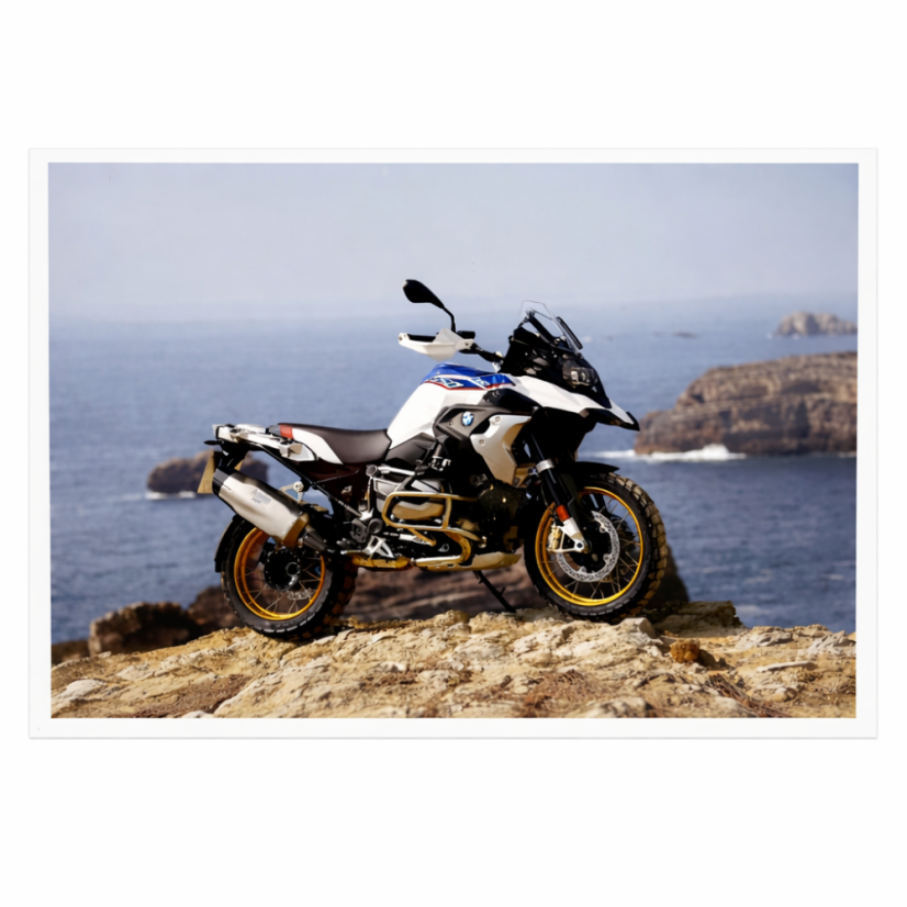 Plechová cedule "Motocykl"