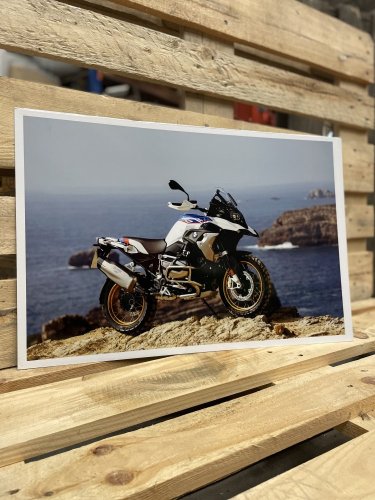 Plechová cedule "Motocykl"