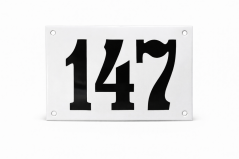 Smaltovaná cedule "147"