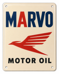 Retro cedule MARVO Motor Oil