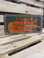 Plechová cedule "Mushroom"