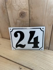 Smaltovaná cedule "24"