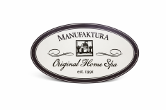 Smaltovaný ovál "Manufaktura"