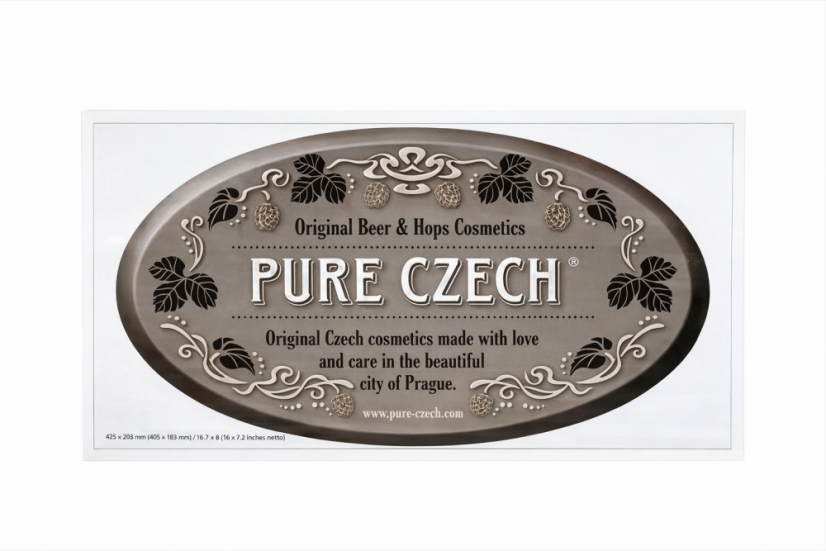 Plechová cedule "Pure Czech"