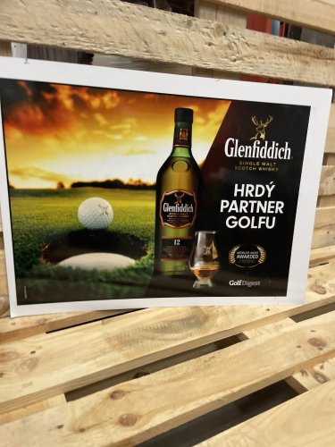 Plechová cedule "Glenfiddich"