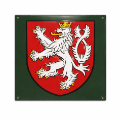 Smaltovaná cedule "Státní znak ČR"