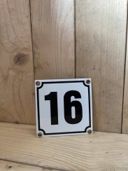 Smaltovaná cedule "16"