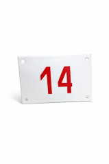 Smaltovaná cedule "14"