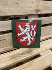 Smaltovaná cedule "Státní znak ČR"