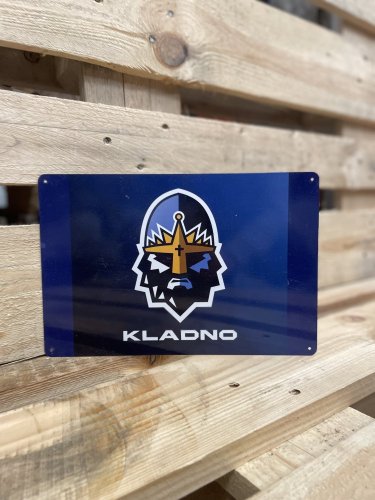 Plechová cedule "Kladno"