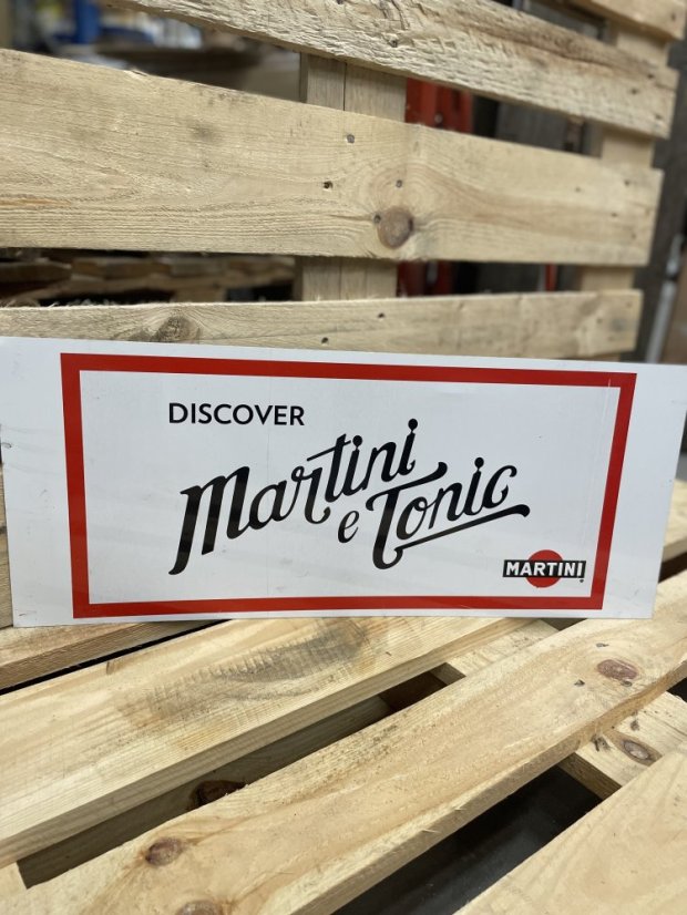 Plechová cedule "Martini Tonic"