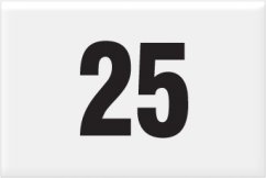 DVEŘNÍ ŠTÍTEK 60x40mm