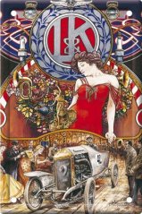 Plechová pohlednice Zapadlík - LK