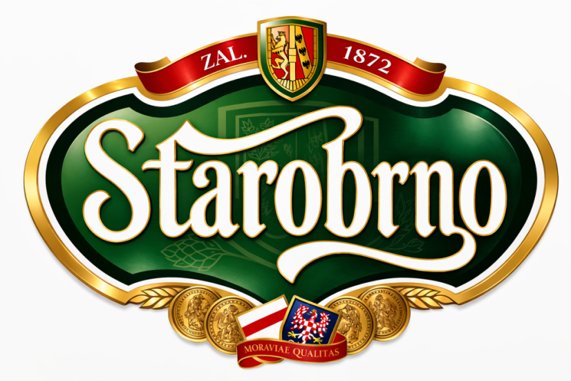 Plechová cedule "Starobrno"