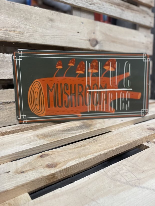 Plechová cedule "Mushroom"