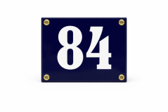 Smaltovaná cedule "84"
