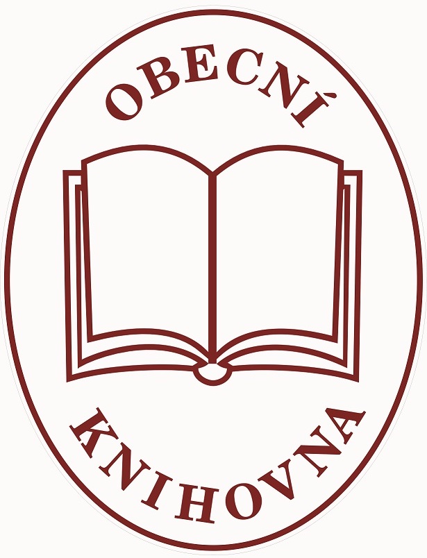 Obecní knihovna - ovál 67x52 cm - Barva: Hnědá