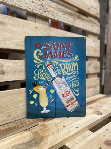Plechová cedule "Saint James"