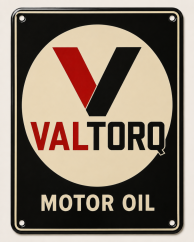 Retro cedule VALTORQ Motor Oil