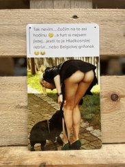 Plechová cedule "Žena"