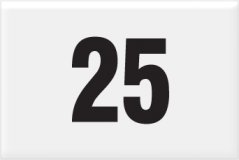 Smaltovaný DVEŘNÍ ŠTÍTEK 60x40mm