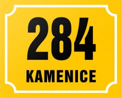 IDENTIFICATION NUMBER with text yellow, three-colour - various variants