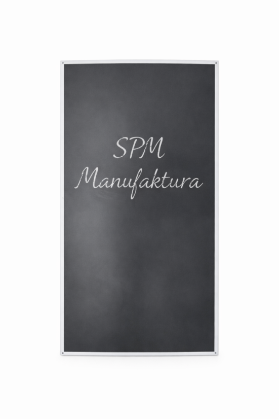 Smaltovaná magnetická křídová tabule - Rozměr: 60x80 cm, Barva podkladu: bílá