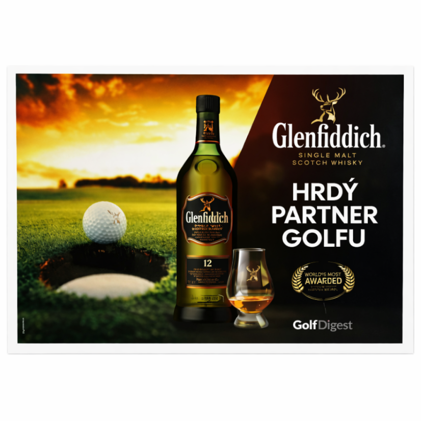 Plechová cedule "Glenfiddich"