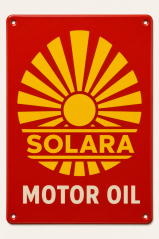 Retro cedule SOLARA Motor Oil