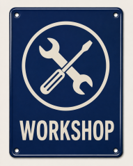 Retro cedule WORKSHOP