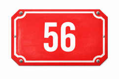 ČÍSLO ORIENTAČNÍ PLZEŇSKÉ 33x21 cm