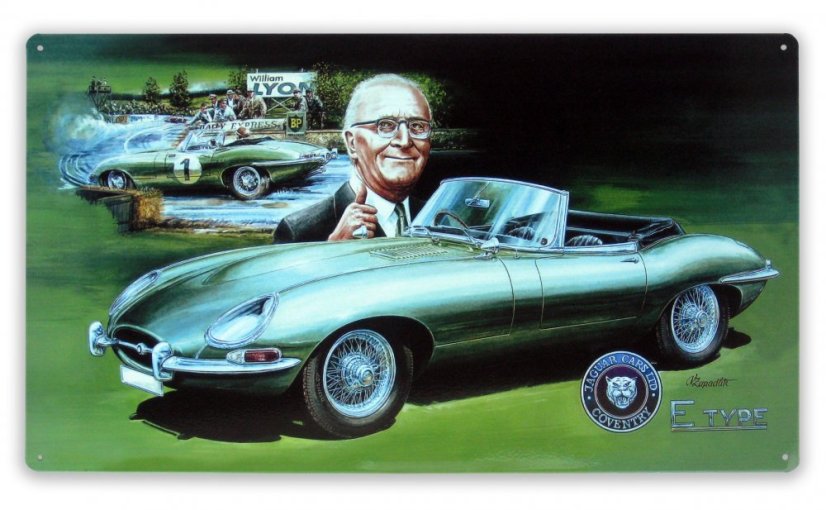 Plechová cedule Zapadlík - Jaguár